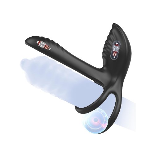 Vibrating Cock Ring Prostate Massager Sex Toy For Men In Pakistan